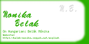 monika belak business card